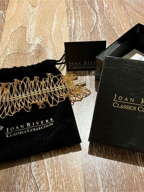 Joan Rivers Gold Woven Mesh Bracelet